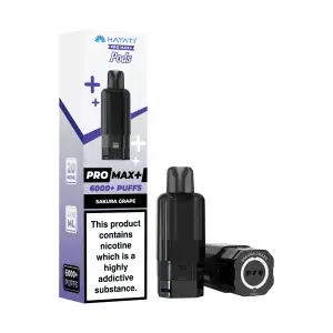 Hayati Pro Max Plus 6K Prefilled Pods - 20mg | Sakura Grape